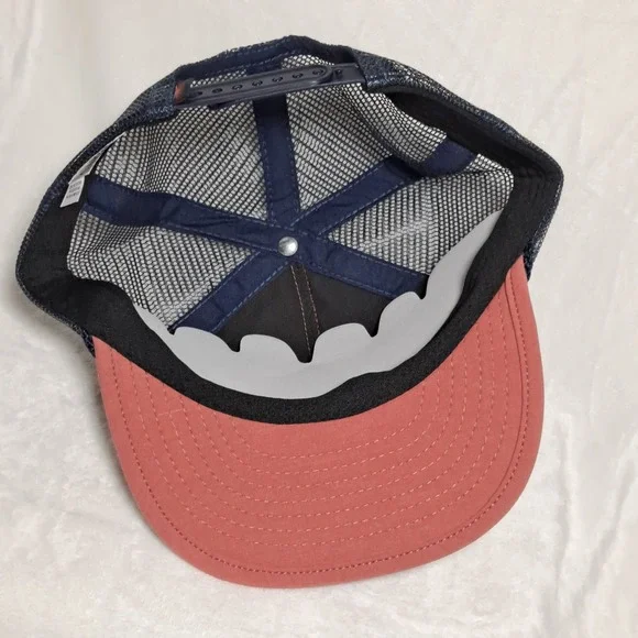 Faherty~All Day Sun Trucker Hat ~ Snapback ~ Summer Red ~ Adjustable ~ Mesh Back - Picture 7 of 10